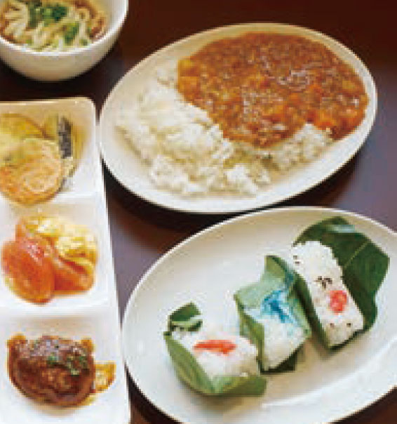 こまつせせらぎも料理